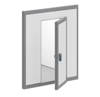 Дверной блок с распашной дверью 2460x1800 x2300
