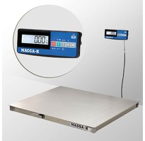 Масса-к Весы платформенные нержавеющие 4D-PM.S-15/12-1000-A (RUEW)(4D-PM.S_A с интерфейсами RS, USB, Ethernet, WiFi)
